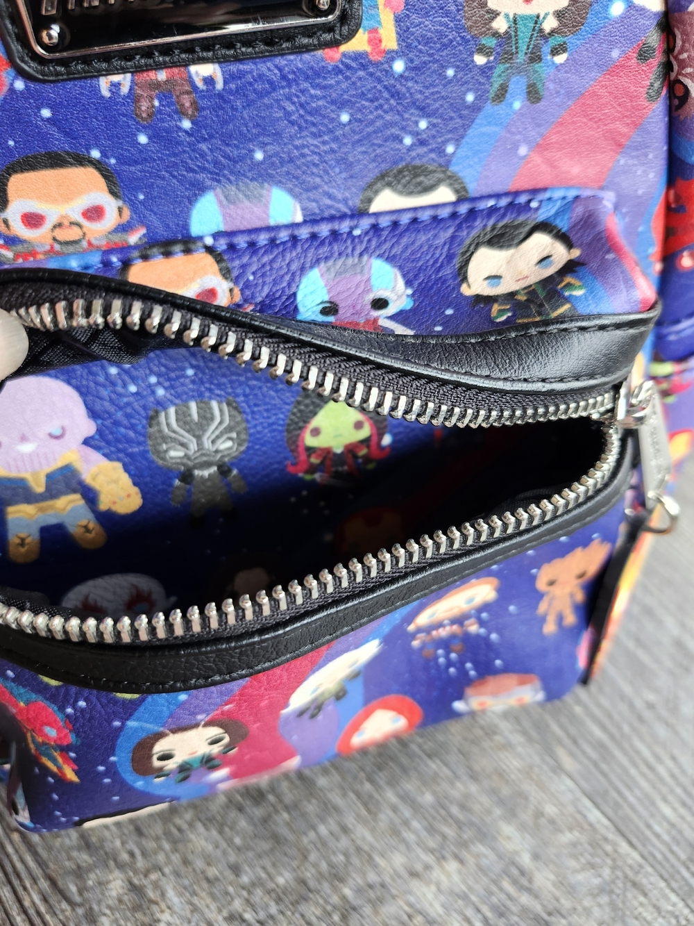 Avengers Kids' Mini Backpack - Purple Galaxy Print - Picture 7 of 7